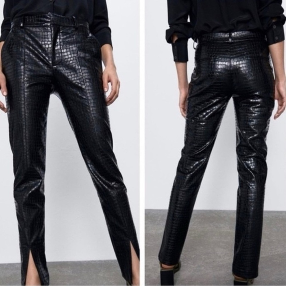 ZARA | Faux Leather Pants